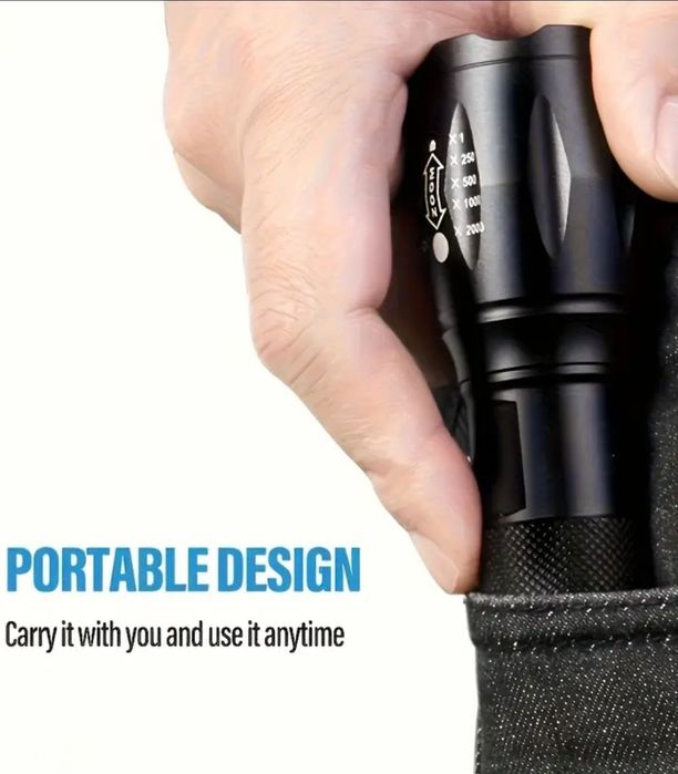 Портативний тактичний алюмінієвий ліхтарик LiHangStar