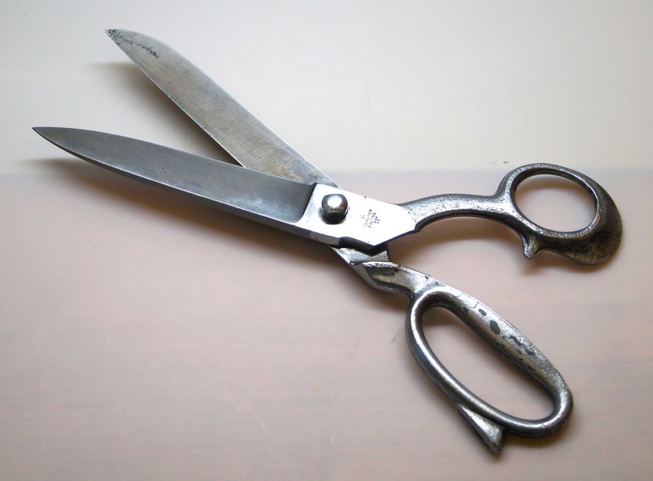 POLSKIE, stare, krawieckie nożyce Gerlach "11"