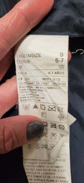 Продам пальто пуховик Beneton