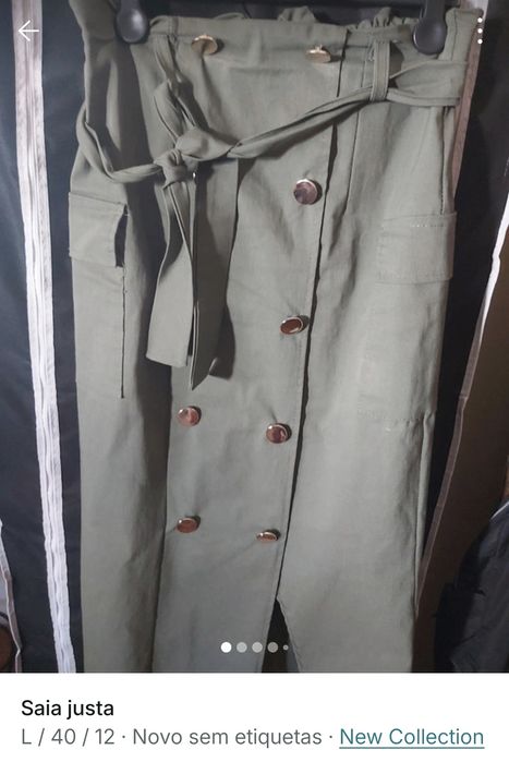 Saia comprida com racha