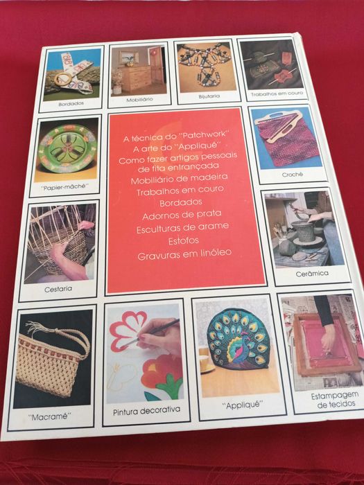 Livros de lavores e bricolage em muito bom estado