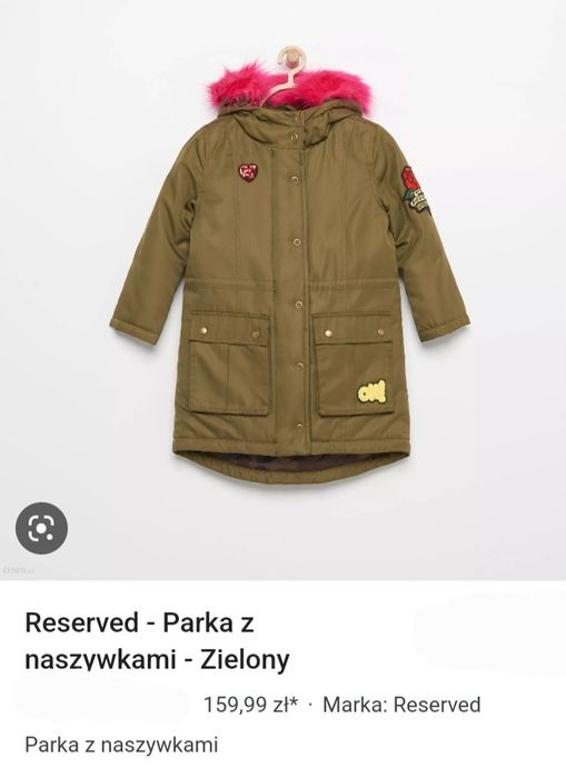Parka Reserved rozm. 134
