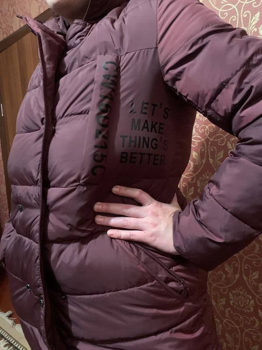 Женский пуховик-пальто,состояние нового