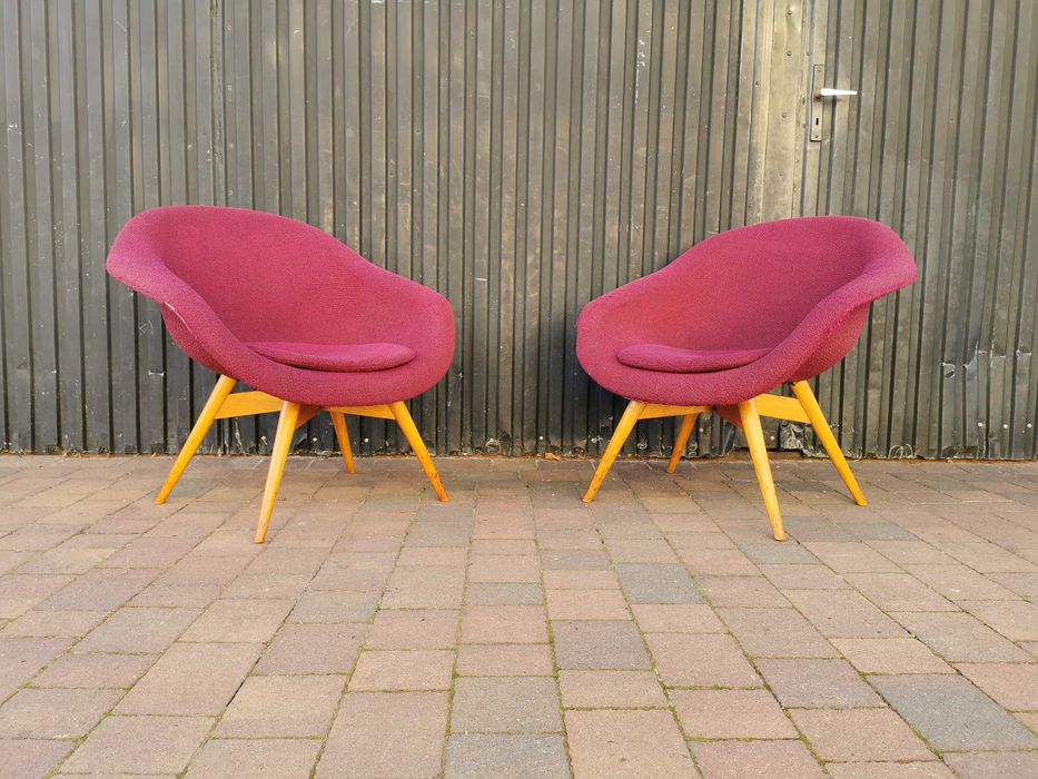 Fotel proj. Miroslav Navrátil- Czechosłowacja '60, Brusel, Prl Design