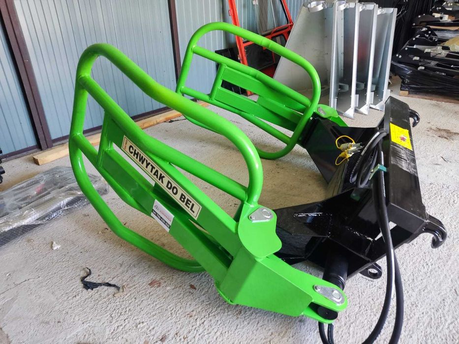 Wytrzymały Chwytak do bel Balotow siana słomy METAL-TECHNIK 1 siłownik