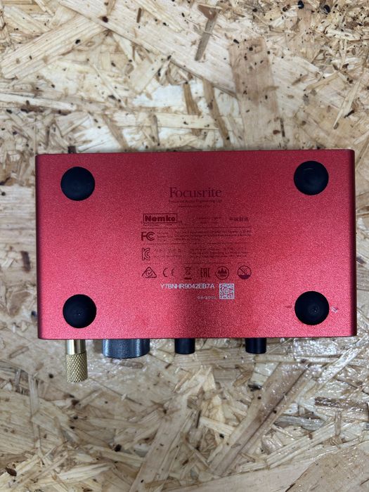 Interface Focusrite Scarlett Solo - Home Studio