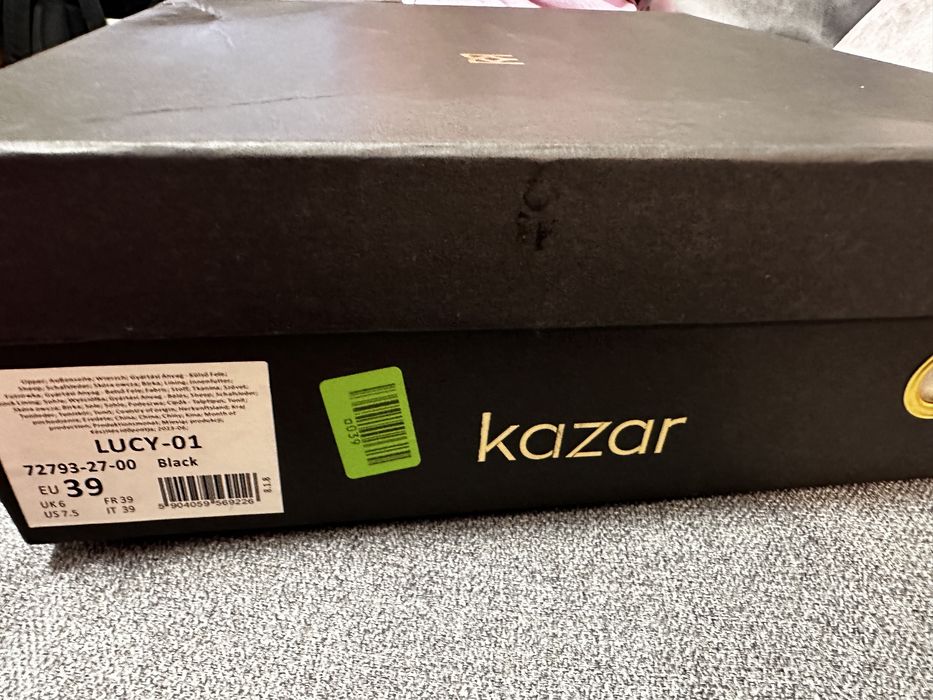 Botki skórzane Kazar 39