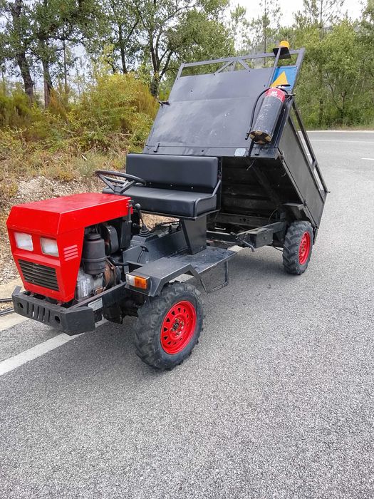 Trator tratocarro 14cv 4x4 com motor de arranque