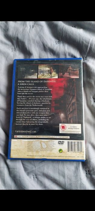 Forbidden siren 2  ps2 PlayStation 2