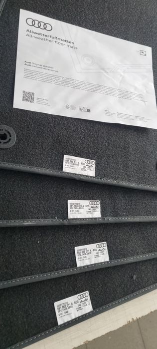 Dywaniki welurowe audi A5 B10 sedan/kombi
