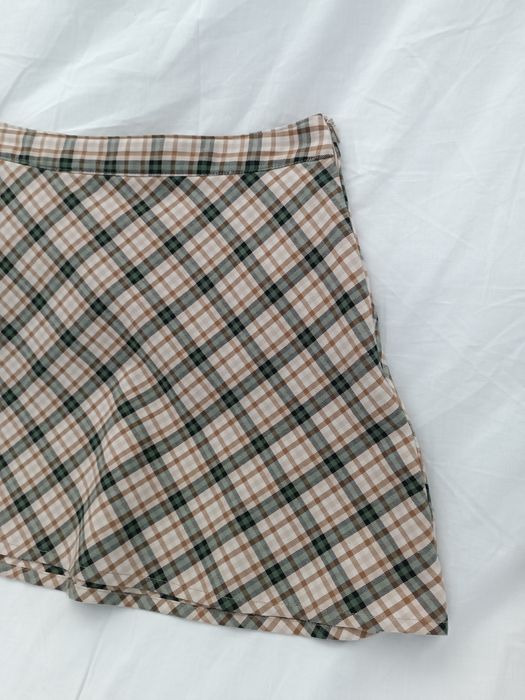 Saia xadrez verde
