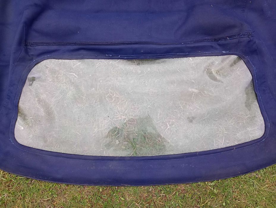 Poszycie dachu dach materiałowy Soft Top niebieski BMW E36 Cabrio
