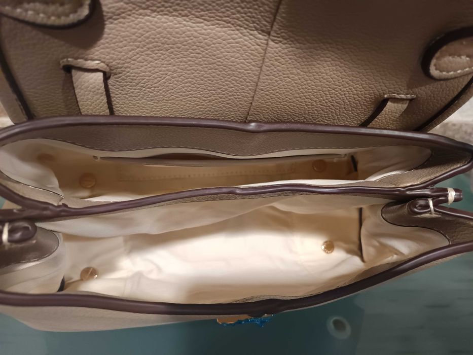 Bolsa Polène Mokki em couro, nova