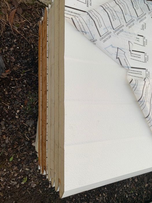 Panel bramy segmentowej GRAFIT SREBRO BIAŁE ryski blad produkcyjny