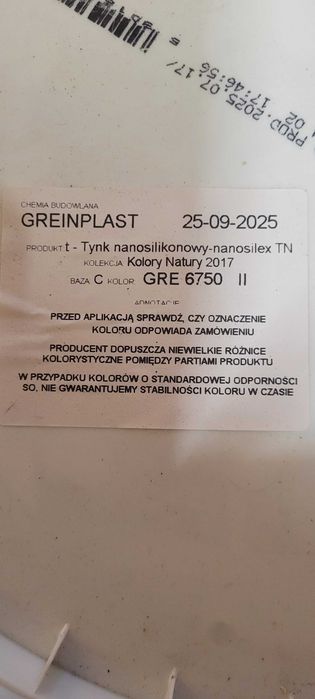 Tynk nanosilikon greinplast