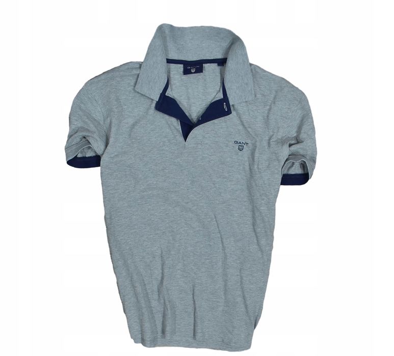 Gant Szara Koszulka Polo Męska Xl