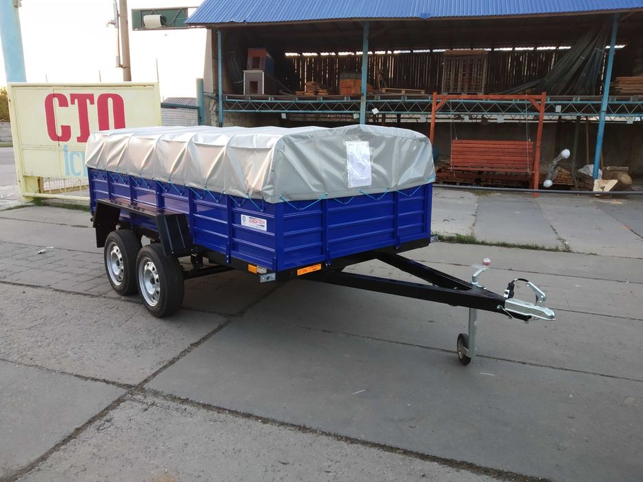 Причіп двухосний 2760*1560 автомобільний легковий прицеп.