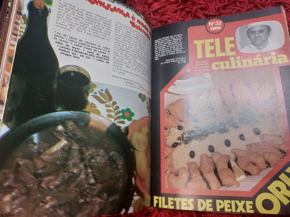 Conjunto de 3 volumes da Teleculinária do Chefe Siva (I,II e III)