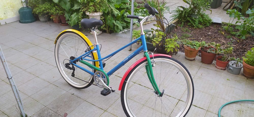 Bicicleta Google Partners 7 velocidades como nova