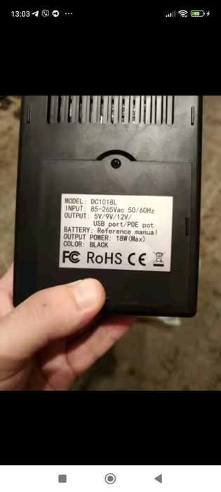 Джерело безперебійного живлення DC 1018L!UPS для GPON, роутеру.Без АКБ