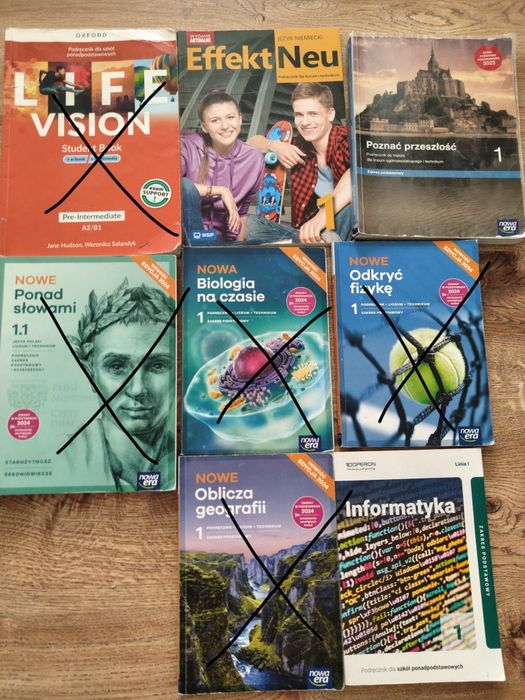 Książki 1 klasa technikum/liceum
