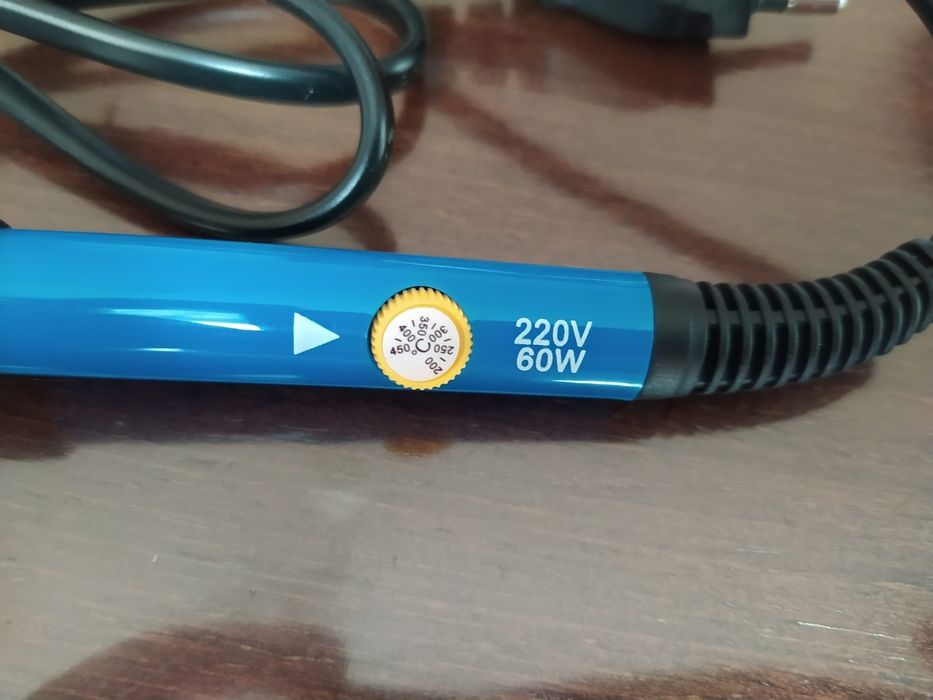 Ferro de soldar a estanho com regulador de temperatura - novo