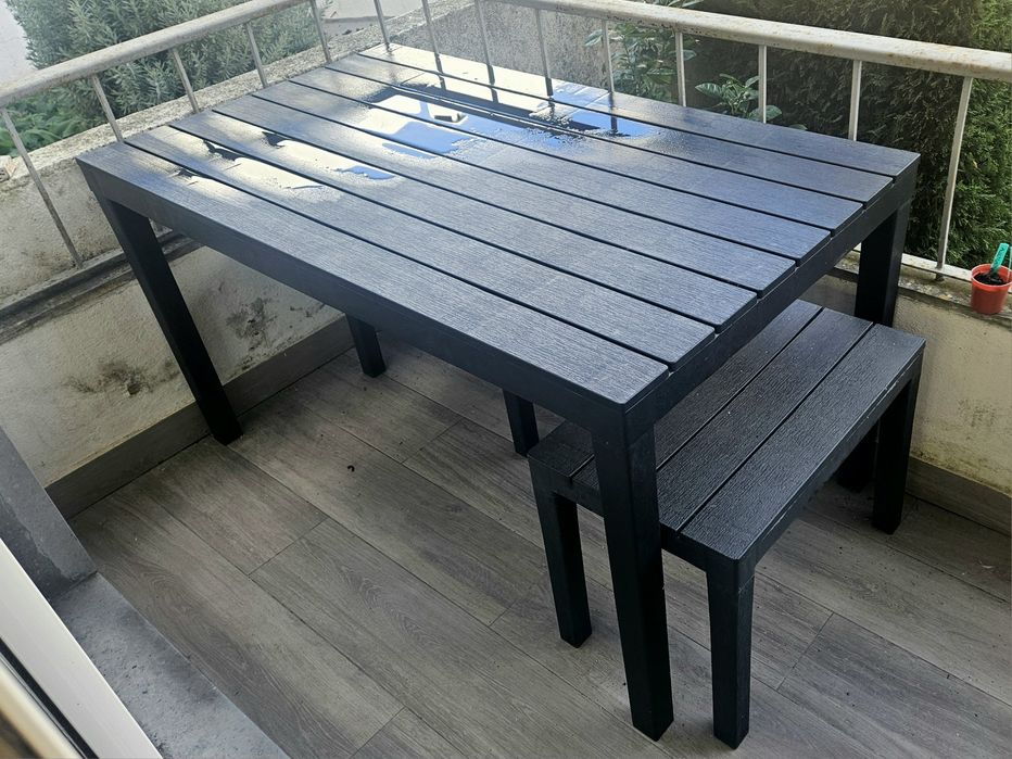 Conjunto de Jardim Samoa Antracite IPAE PROGARDEN