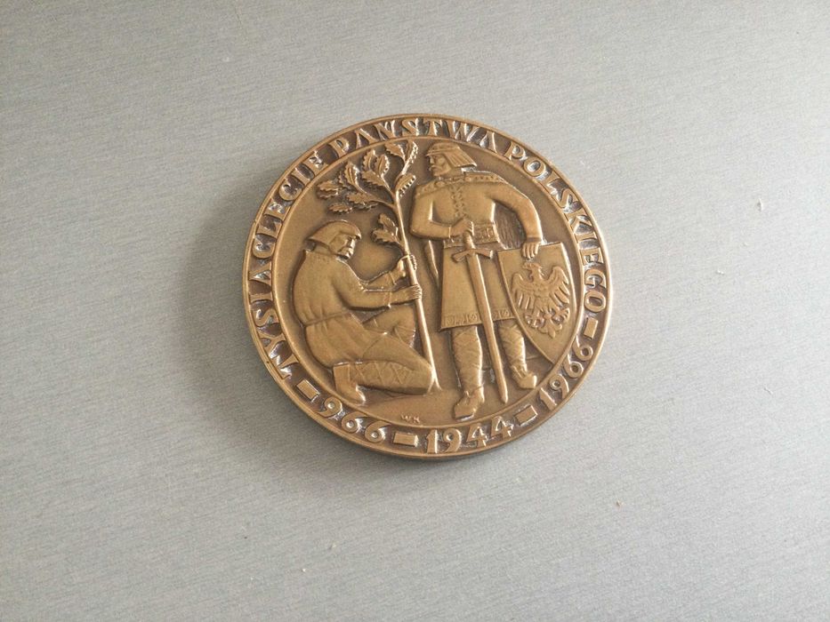 Medal kolekcjonerski Tysiąclecie Państwa Polskiego 1966