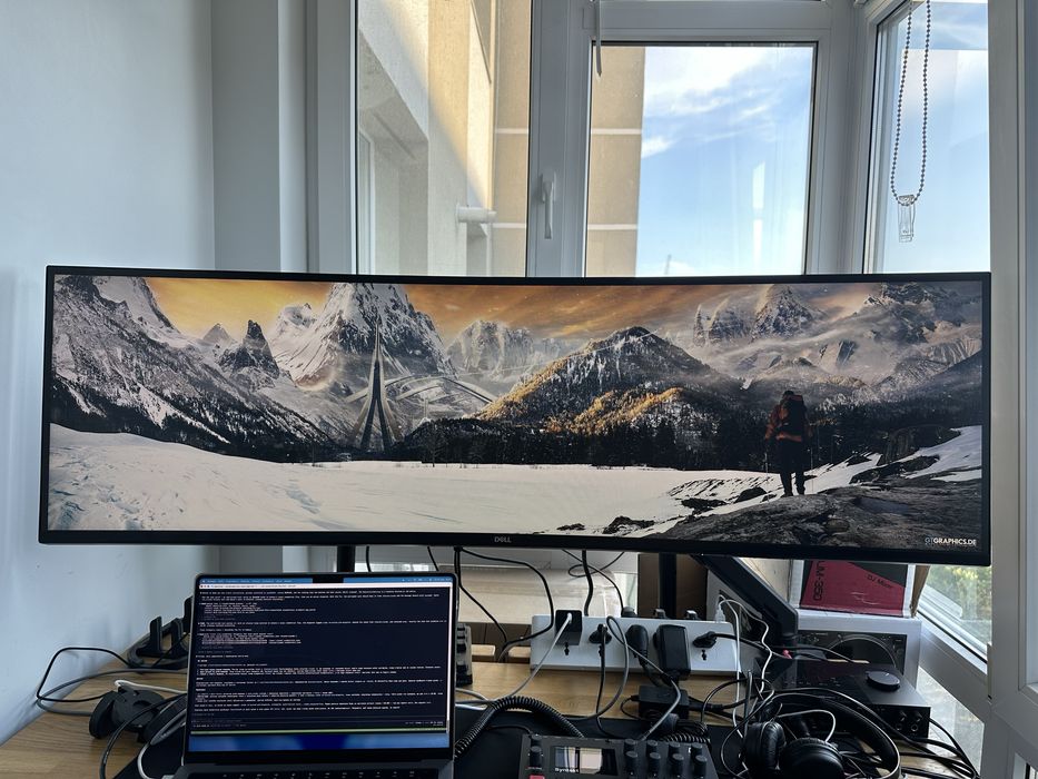 Dell UltraSharp U4919DW 49” Curved Monitor — 5120×1440 (Dual QHD)