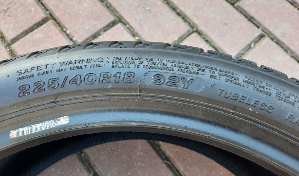 Opony letnie 225/40R18 92Y Bridgestone Turanza T005 | 2 szt | 5mm