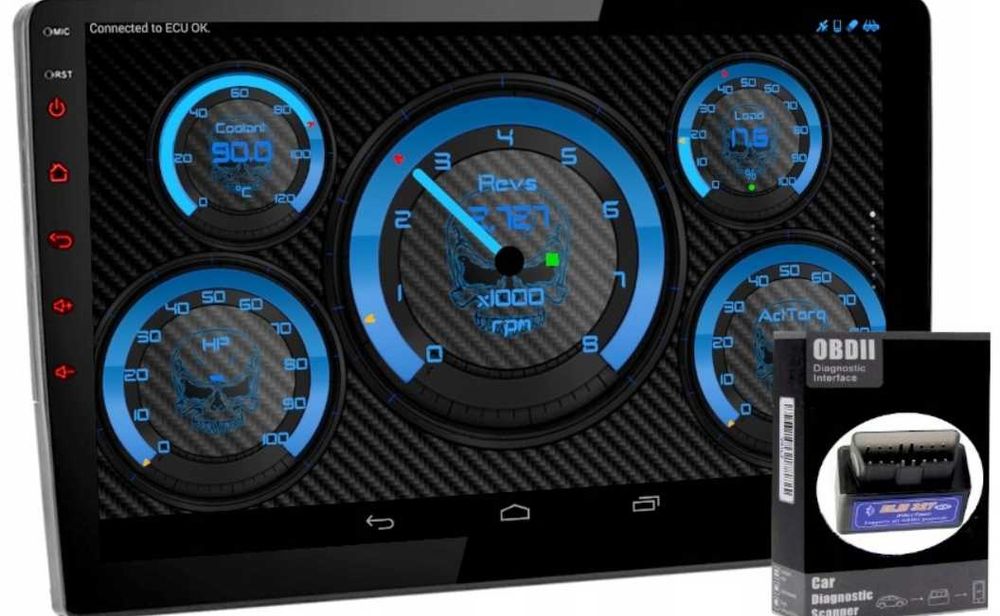 ANDROID 14- 4/32 GB Carplay Android auto GPS USB wifi BT RDS 1 DIN 9"
