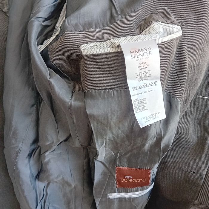 Marynarka 40R  sztruks Szara M&S