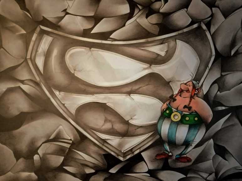 Superman vs Obélix