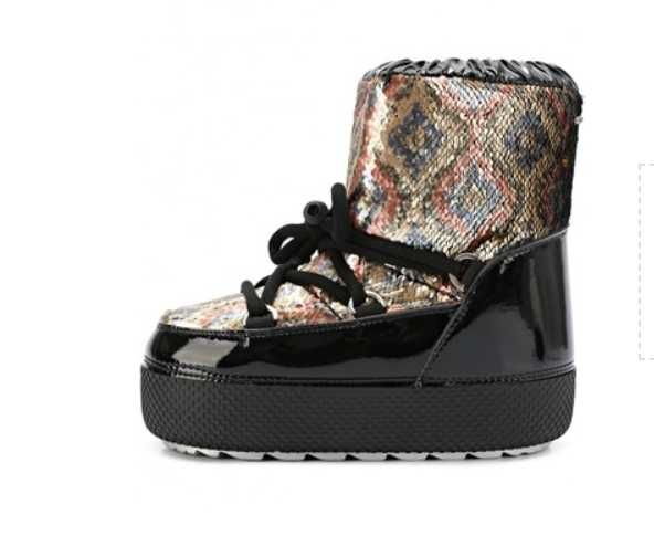 Сапоги-луноходы с пайетками Jog Dog - Италия