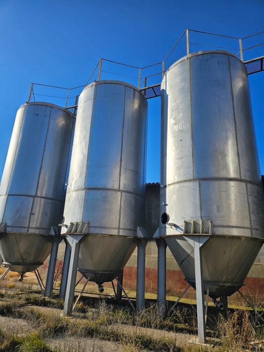 Емкость нержавейка 20 куб 50 бочки цистерны конусный эмаль