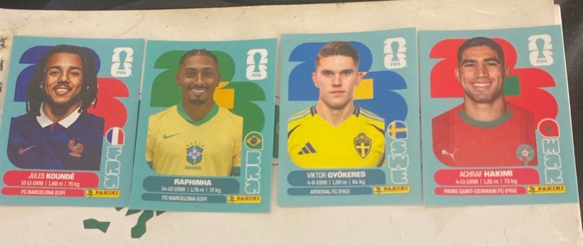 Cromos seleção Portugal WC 2026+ craques internacionais  ,aproveita