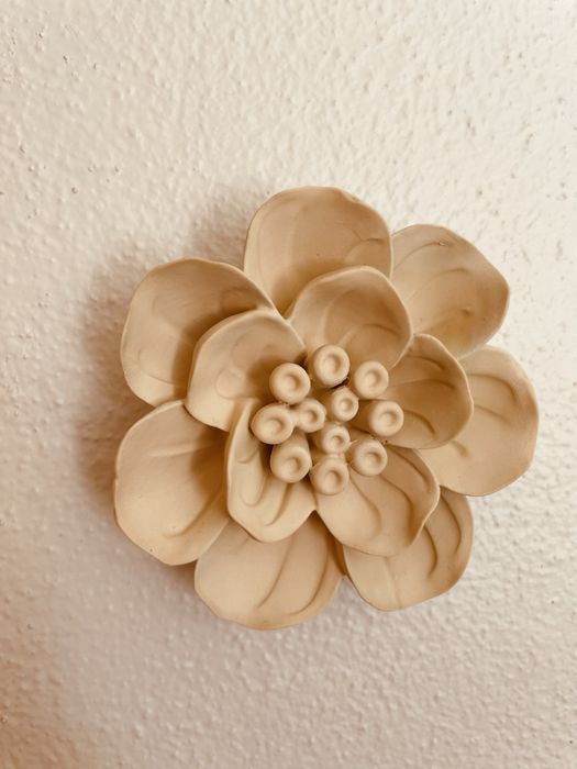 Flores gesso perfumado cerâmico para decorar parede