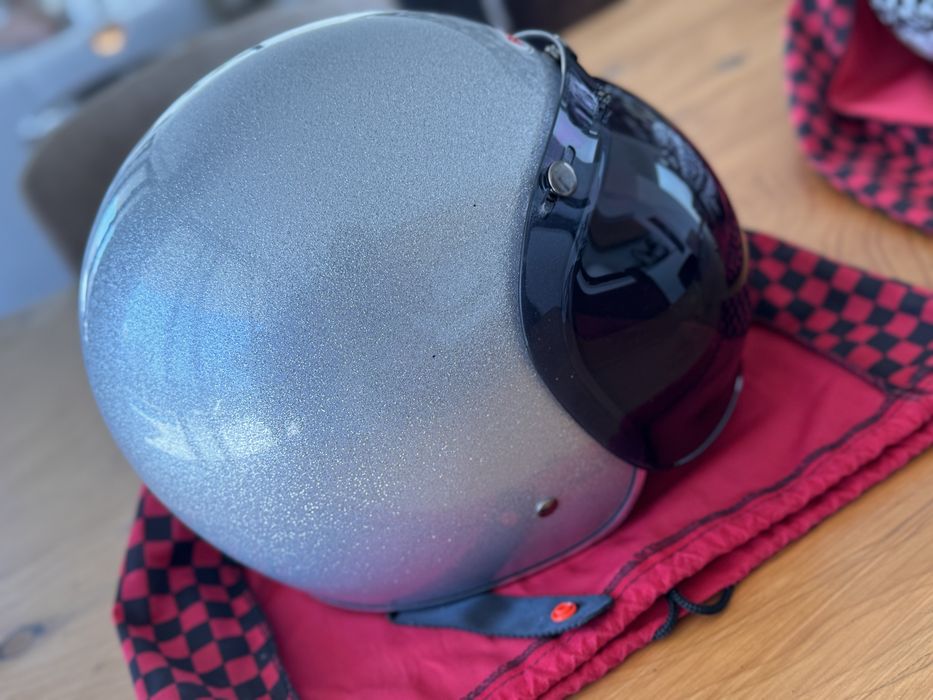 Capacete Bell Original + Viseira Extra Nova + Saco Bell