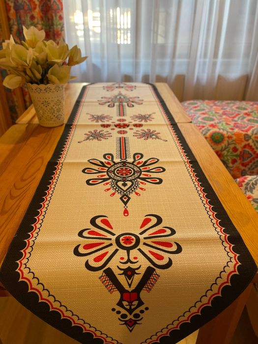Bieżnik w stylu góralskim (190x47cm)