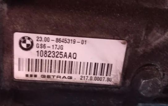 Caixa Velocidades BMW 116D F20/F21 1.5D Ref:1082325AAQ / GS6-17JG
