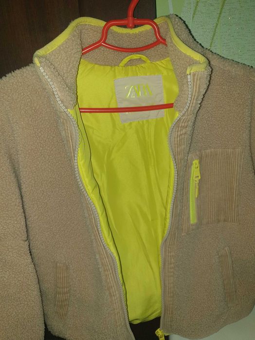 Куртка шерпа zara 152