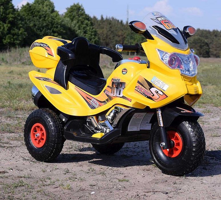BAWIBUS.PL auto motorek 3KOŁOWY MOTOR z oparciem na akumulator jeździk