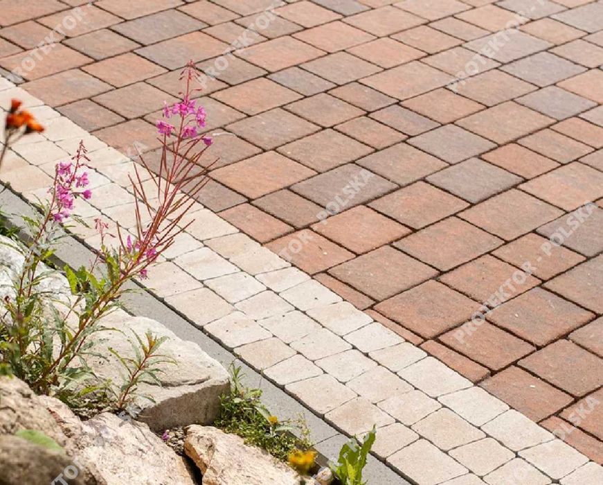 kostka brukowa TRENTO POLBRUK nawierzchnia ogród chodnik taras plac