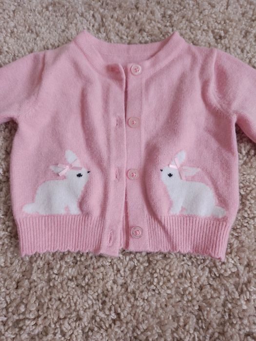 Милая кофточка на малышку 0-3 мес