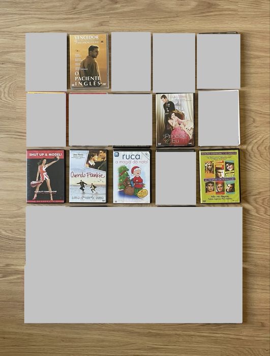 Vários filmes em DVD