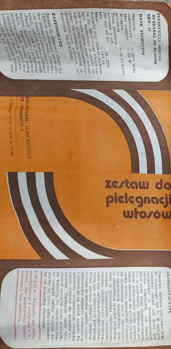 Kolekcjonerski zestaw do pielęgnacji włosów SNR-17