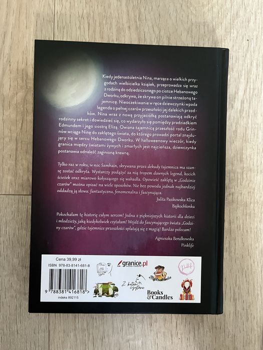 Książka „Godzina czarów” autorstwa Małgorzaty Starosty, nowa