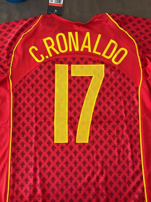 Camisola de Cristiano Ronaldo no Euro'2004
