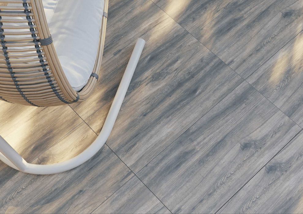 Płyta gresowa, GRES PATIO drewnopodobna 45x90x2 cm GOLIAT HIT drewno