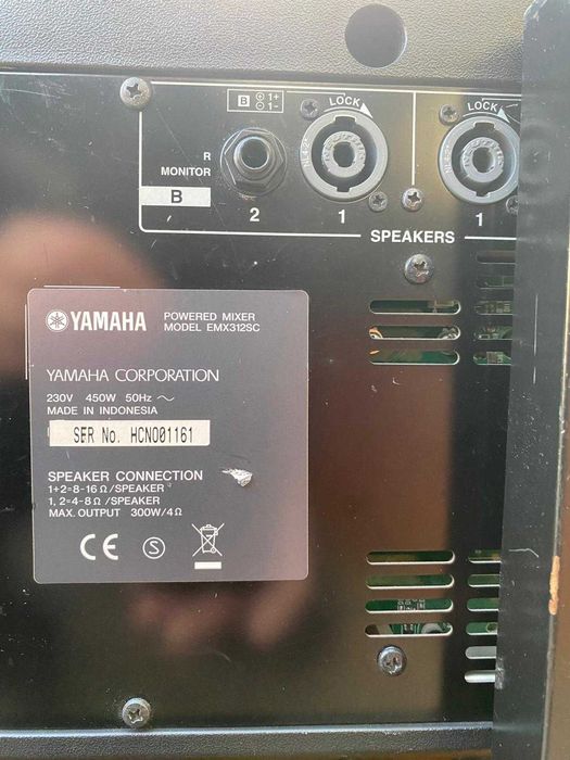 Powermikser Yamaha EMX 312 sc